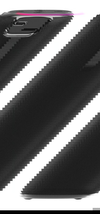 Gembird SPK-BT-LED-08L Altavoz Portátil para Fiestas con Luces LED RGB, Bluetooth 5.3, 10W, Radio FM, Entrada microSD/USB, Micrófono y Batería Recargable