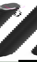 Gembird SPK-BT-LED-08L Altavoz Portátil para Fiestas con Luces LED RGB, Bluetooth 5.3, 10W, Radio FM, Entrada microSD/USB, Micrófono y Batería Recargable