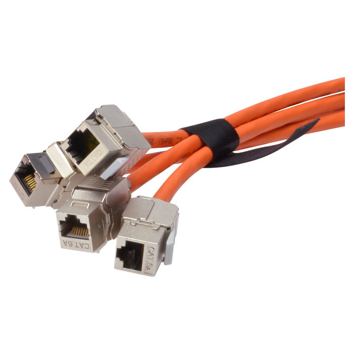 Digitus Klettband Velcro de 20 mm de Ancho x 10 Metros de Largo, Negro, Rollo de Cinta Adhesiva de Gancho y Bucle, Referencia Klettband 20mm breit 10m Rolle