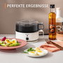 Krups EG 230115 Ovomat Super - Hervidor de huevos para 7 unidades, temporizador giratorio, alarma, plástico, color blanco