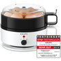 Krups EG 230115 Ovomat Super - Hervidor de huevos para 7 unidades, temporizador giratorio, alarma, plástico, color blanco