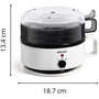 Krups EG 230115 Ovomat Super - Hervidor de huevos para 7 unidades, temporizador giratorio, alarma, plástico, color blanco