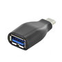 Ewent Adaptador USB-C (Macho) a USB 3.0 A (Hembra) con función OTG, Modelo EW-100518-000-N-P