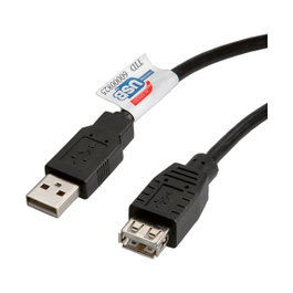 ROLINE Cable USB 2.0 A a B de 3m Negro