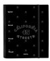 Carpeta de anillas Safta California Negro 27 x 32 x 3.5 cm