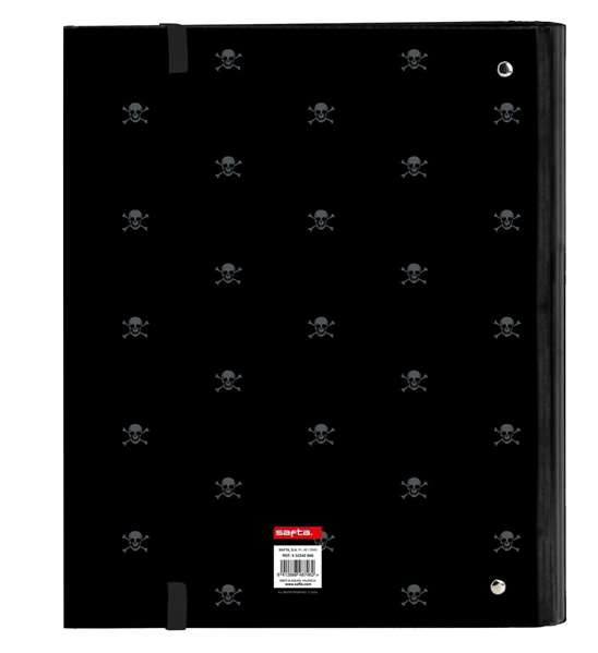 Carpeta de anillas Safta California Negro 27 x 32 x 3.5 cm