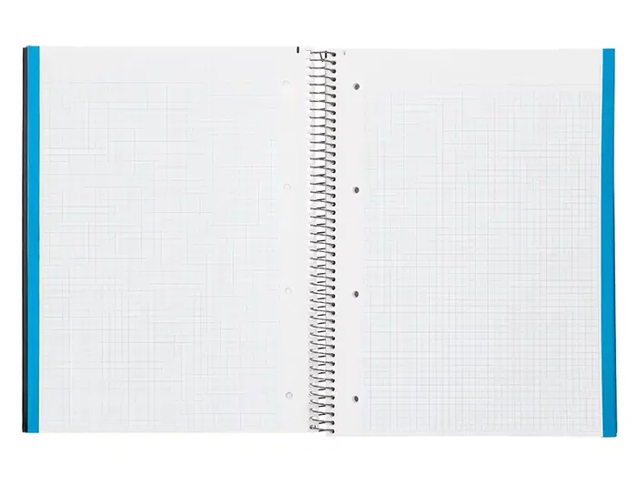 Liderpapel Cuaderno Espiral A4 Micro Jolly Tapa Forrada 140 Hojas Cuadro 5mm Negro