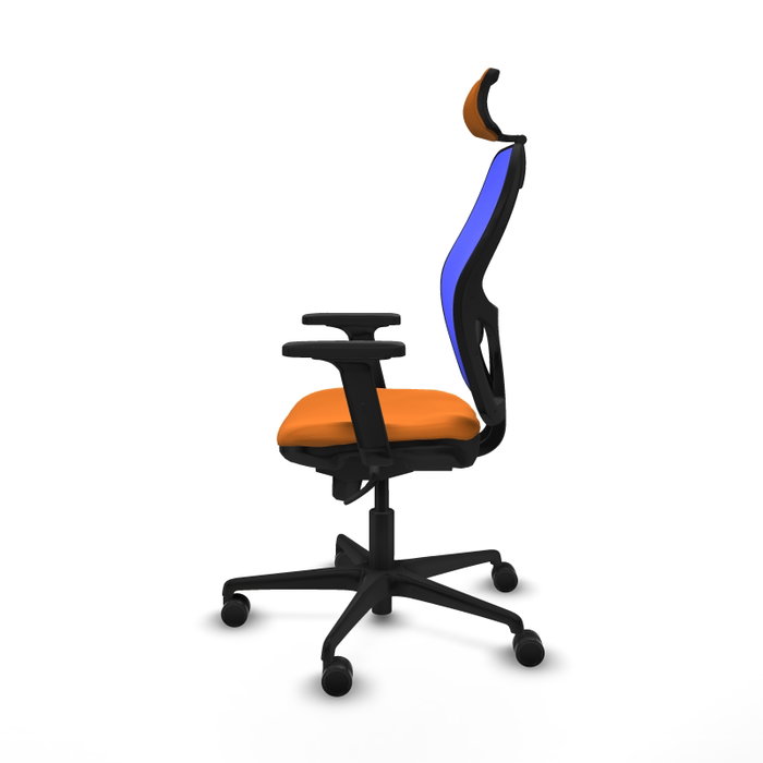 PIQUERAS Y CRESPO Silla de oficina Jorquera Naranja y Azul PIQUERAS Y CRESPO Silla de oficina Jorquera Naranja y Azul