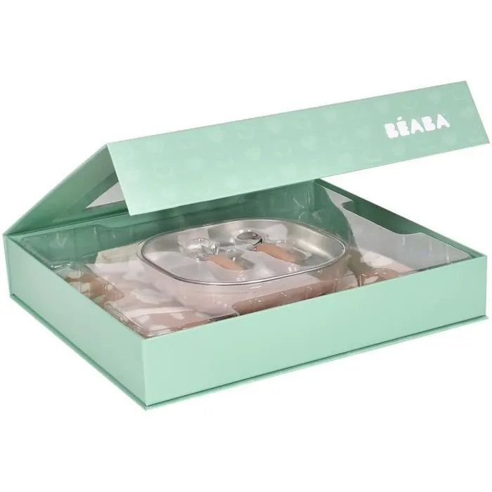 Beaba Caja de regalo para la primera comida Savannah Bloom