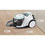 Bosch Serie 6 BGC41XHYG Aspiradora Cilíndrica 700 W Blanco