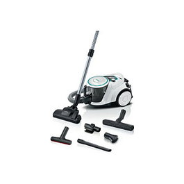 Bosch Serie | 6 ProHygienic BGC41XHYG - Aspiradora cilíndrica sin bolsa, 700W, filtro higiénico, 2.4L, para suelo duro