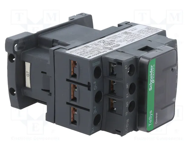 SCHNEIDER ELECTRIC Contactor TeSys D LC1D18G7 3-polar 120VAC