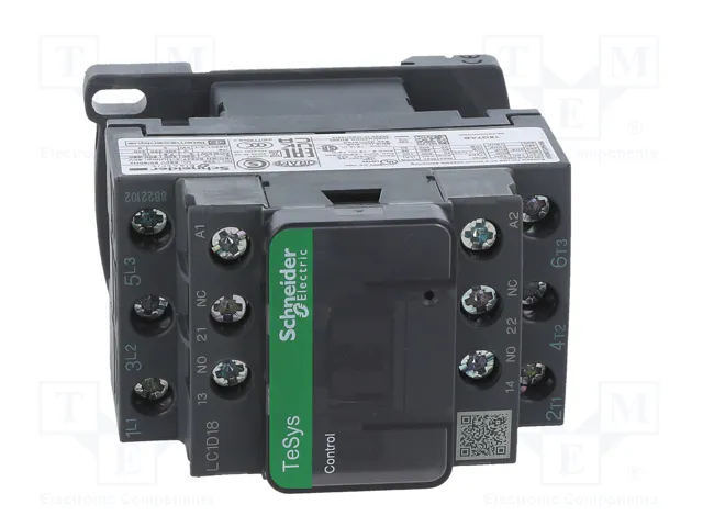 SCHNEIDER ELECTRIC Contactor TeSys D LC1D18G7 3-polar 120VAC