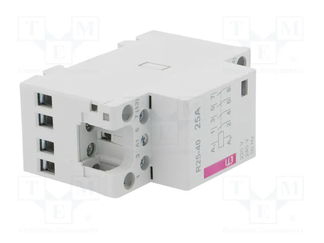 ETI POLAM Contactor 4-polar de instalación 25A 230VAC NO x4 R ETI POLAM Contactor 4-polar de instalación 25A 230VAC NO x4 R