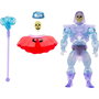 Mattel Masters of the Universe Origins Figura Skeletor Invisible JBM86 - Figura Articulada 14 cm con capa - Idiomas: English, Français, Deutsch, Português, Español
