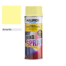 MAURER Spray Pintura Amarillo Claro Trafico 400 ml