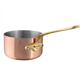 Mauviel Cazo Recto Cuprinox 20 cm (20 cm, 3.5 l) - Cobre y Acero Inoxidable para Cocina Profesional