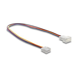 DeLOCK 90871 Cable de Extensión de Ventilador PWM 4 Pin, 30 cm