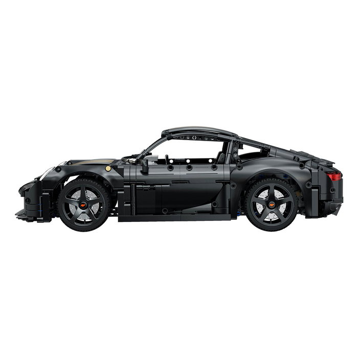 DEQUBE Ruf GT Escala 1:10 Negro Mate - 1655 Piezas DEQUBE Ruf GT Escala 1:10 Negro Mate - 1655 Piezas