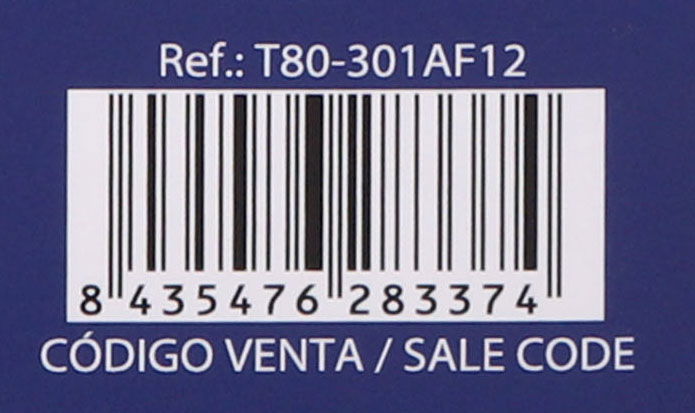 Duralex Vajilla Transparente 12 Piezas Cristal Templado Duralex Picardie Ambar, Peso 9.60 kg (2 Unidades)