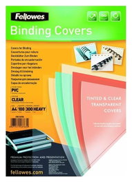 Fellowes Portadas de PVC transparente A4 240 micras Pack de 100