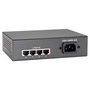 LevelOne FEP-0511 Switch Fast Ethernet de 5 puertos con 4 puertos PoE, 65W