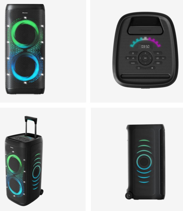 Hisense Party Thunder Altavoz para fiestas Negro 620 W