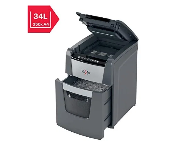 Rexel Optimum AutoFeed+ 90X con alimentación automática y corte en partículas