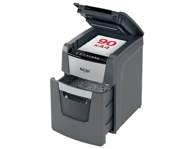 Rexel Optimum AutoFeed+ 90X con alimentación automática y corte en partículas