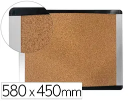 Bi-office Pizarra Corcho Inka Reciclado Marco Aluminio Laterales Plástico Negro 580x450 mm