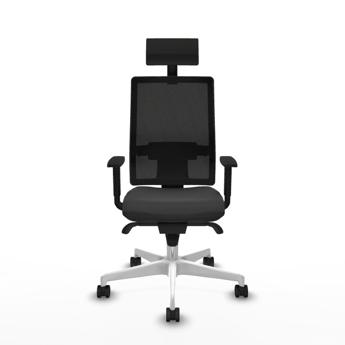 PIQUERAS Y CRESPO Silla de oficina Horna Gris oscuro y Negro PIQUERAS Y CRESPO Silla de oficina Horna Gris oscuro y Negro