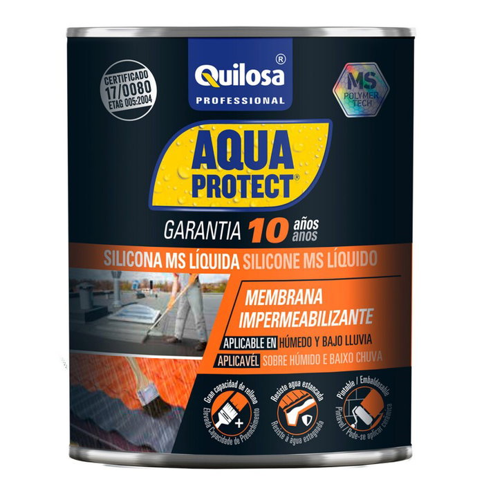 QUILOSA Revestimiento Ms Líquido 1Kg Gris QUILOSA Revestimiento Ms Líquido 1Kg Gris