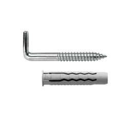 WOLFPACK LINEA PROFESIONAL Kit Sanitario Alcayata Con Taco Ø 14 x 70 mm