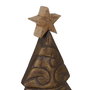 Figura Árbol Navidad Marrón 23,50 X 9 X 50 cm (Set de 2)