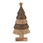 Figura Árbol Navidad Marrón 23,50 X 9 X 50 cm (Set de 2)