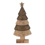 Ixia Figura Árbol Navidad Marrón 23,50 x 9 x 50 cm, Pack de 2