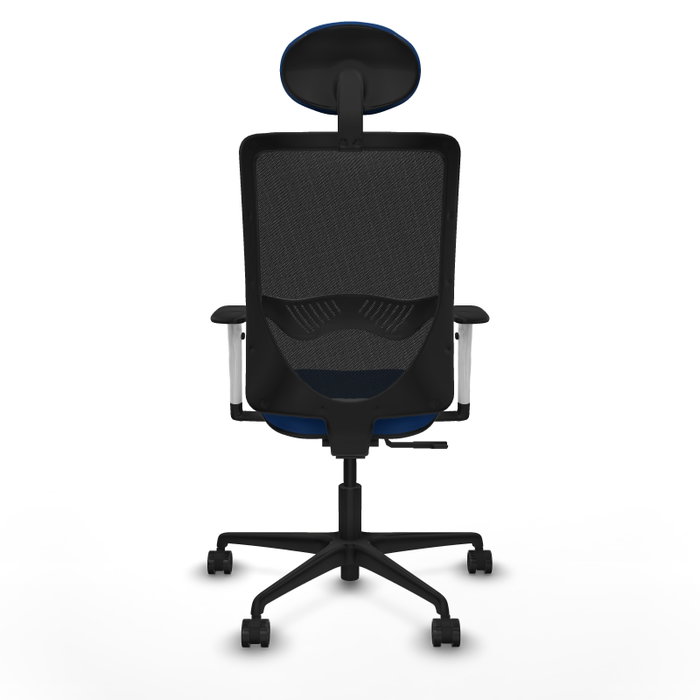 PIQUERAS Y CRESPO Silla de oficina Zulema con mecanismo Sincro, Azul y Negro