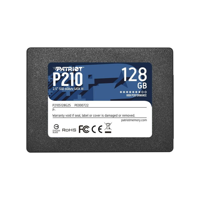 Patriot P210 128 GB SSD 2,5 pulg SATA III Patriot P210 128 GB SSD 2,5 pulg SATA III