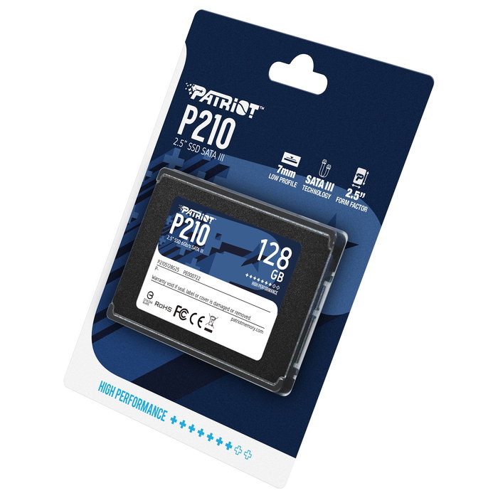 Patriot P210 SSD 128 GB SATA 6 Gb/s 2.5" Schwarz