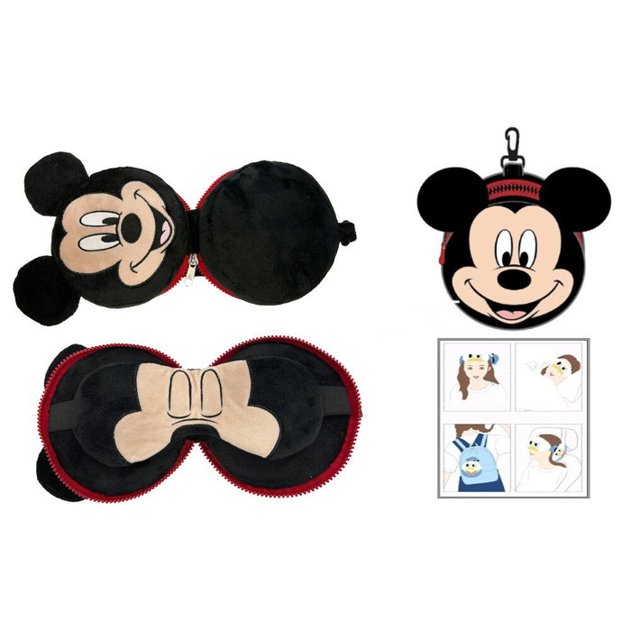 DISNEY Cojín viaje antifaz Mickey Disney DISNEY Cojín viaje antifaz Mickey Disney
