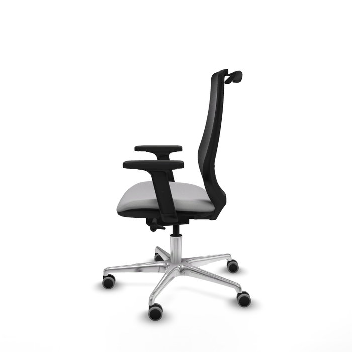 PIQUERAS Y CRESPO Silla de oficina Mardos con mecanismo Sincro/Traslack, Gris claro/Negro PIQUERAS Y CRESPO Silla de oficina Mardos con mecanismo Sincro/Traslack, Gris claro/Negro