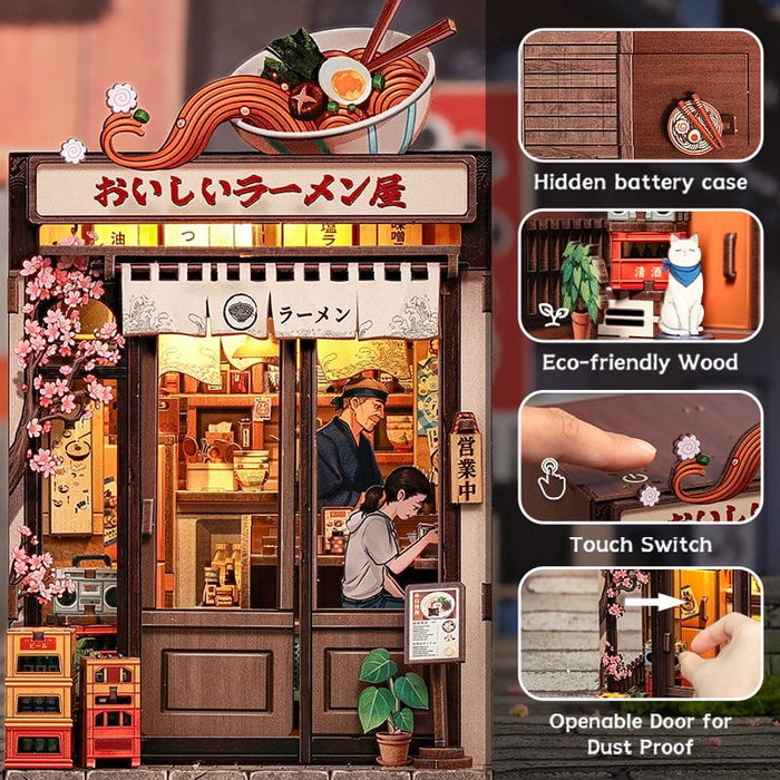 Maqueta Model Kit Miniature House Oishii Kyoto 22 x 13 cm Maqueta Model Kit Miniature House Oishii Kyoto 22 x 13 cm