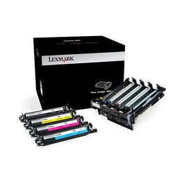 Lexmark Unidad de Tambor 700Z5 / 70C0Z50 para CMYK (Negro, Cian, Magenta, Amarillo) - Cartucho de Tóner Compatible
