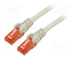 GOOBAY Patch Cord Cat 6 U/UTP 3m Gris