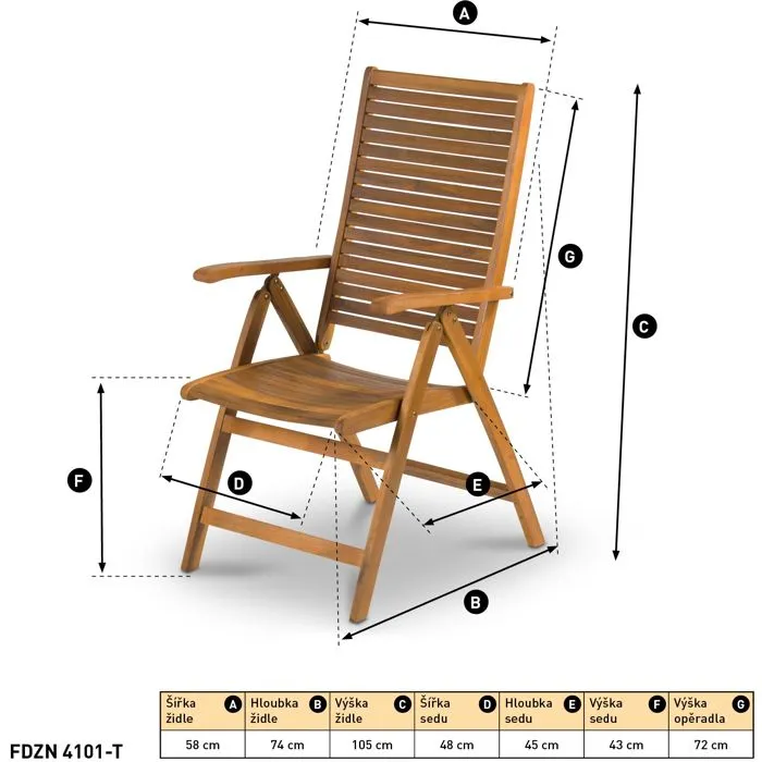 Fieldmann FDZN 4101-T Silla Ajustable - Modelo FIE8590669199945