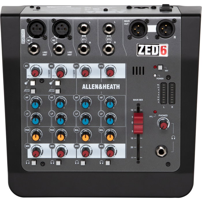 Allen & Heath ZED-6 Mezcladora Analógica Compacta Allen & Heath ZED-6 Mezcladora Analógica Compacta