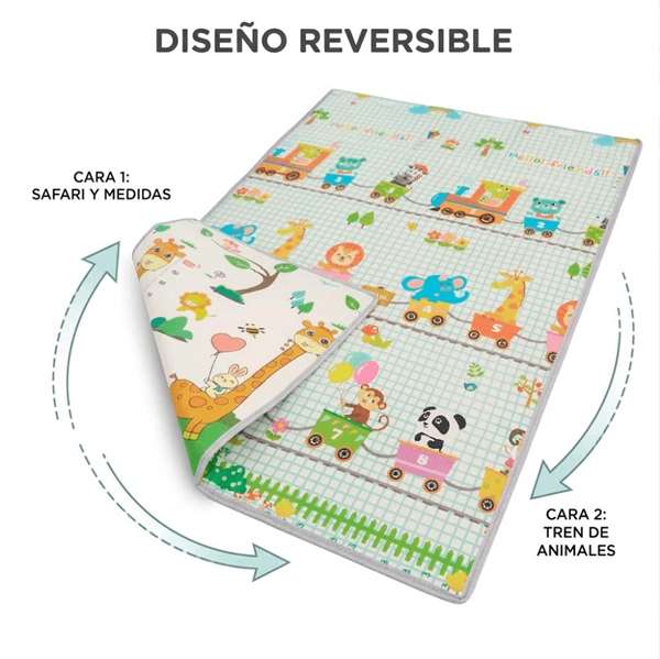 Ociotrends Tapiz Baby Comford Fácil Plegado y Bordes Reforzados 180 cm x 120 cm Ociotrends Tapiz Baby Comford Fácil Plegado y Bordes Reforzados 180 cm x 120 cm