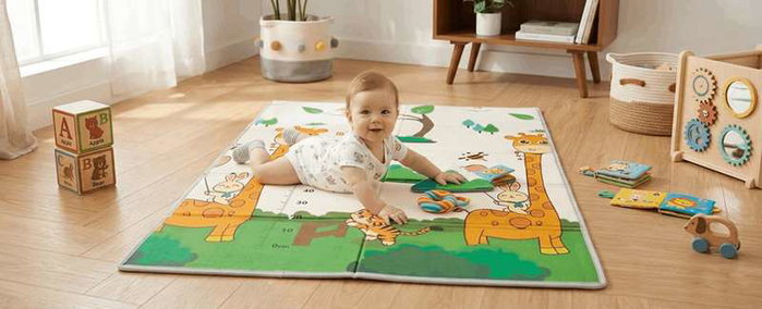 Ociotrends Tapiz Baby Comford Fácil Plegado y Bordes Reforzados 180 cm x 120 cm Ociotrends Tapiz Baby Comford Fácil Plegado y Bordes Reforzados 180 cm x 120 cm