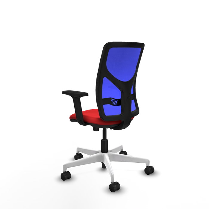 PIQUERAS Y CRESPO Silla de oficina Motilla con mecanismo Sincro, Rojo y Azul PIQUERAS Y CRESPO Silla de oficina Motilla con mecanismo Sincro, Rojo y Azul