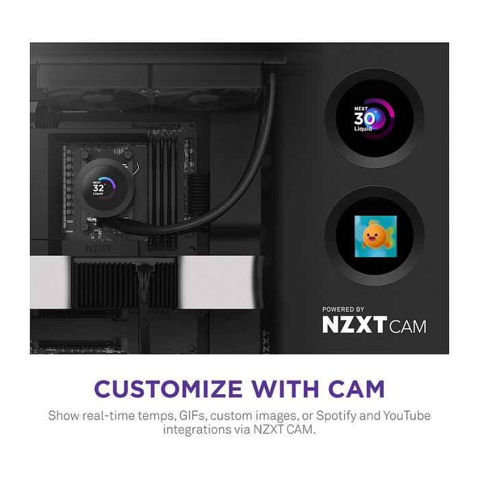 NZXT Kraken Plus 240 V2 con pantalla TFT de 1,54 pulgadas, Negro NZXT Kraken Plus 240 V2 con pantalla TFT de 1,54 pulgadas, Negro